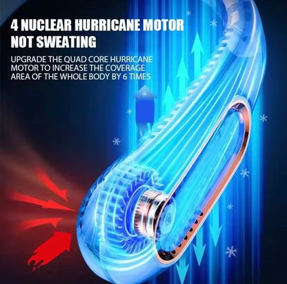 Premium Portable Neck Fan with Digital Display