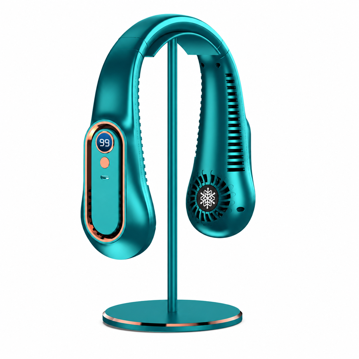Premium Portable Neck Fan with Digital Display